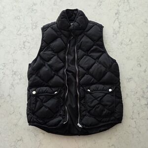 Woolrich Black Quilted Vest